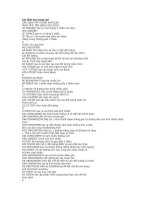 Các lệnh hay trong cad