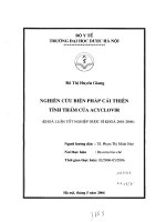 Nghiên cứu biện pháp cải thiện tính thấm của acyclovir