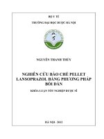 Nghiên cứu về sulfamid kháng khuẩn khảo sát một số thông số trong tổng hợp và tinh chế sulphadimidin
