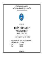 Đồ án tốt nghiệp xây dựng khách sạn hải phòng 