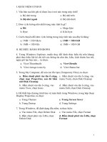 bài tập trắc nghiệm thi công chức