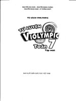 Bộ đề tự ôn thi violympic môn Toán lớp 7 Tập 1