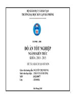 Đồ án tốt nghiệp xây dựng khách sạn đồ sơn 