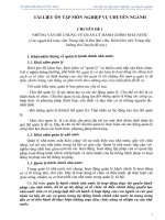 tài liệu ôn thi nghiệp vụ chuyên ngành