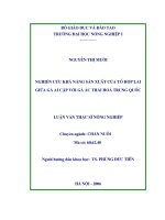 Nghiên cứu khả năng sản xuất của tổ hợp lai giữa gà ai cập với gà ác thái hòa trung quốc