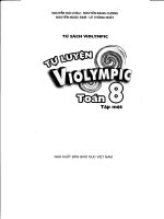 Bộ đề tự ôn thi violympic môn Toán lớp 8 Tập 1