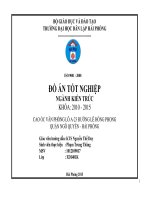 Đồ án tốt nghiệp xây dựng cao ốc văn phòng lô a   23 đường lê hồng phong   quận ngô quyền   hải phòng 