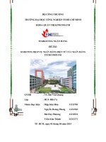 Marketing dịch vụ ngân hàng điện tử của ngân hàng techcombank