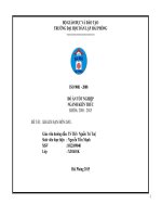 Đồ án tốt nghiệp xây dựng khách sạn hòn dấu   đồ sơn 