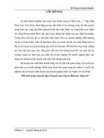 Đổi mới trong công tác lập kế hoạch của công ty điện lực nghệ an 