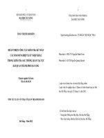 Hoàn thiện công tác kiểm tra kế toán các doanh nghiệp xuất nhập khẩu trong kiểm tra sau thông quan tại cục hải quan thành phố đà nẵng