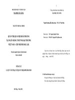 Quản trị quan hệ khách hàng tại ngân hàng TMCP ngoại thương việt nam   chi nhánh đắk lắk