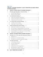 Quản trị rủi ro giao dịch trong internet banking tại các ngân hàng thương mại việt nam