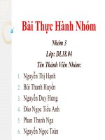 SLIDE thực hành nhóm môn tư tưởng hồ chí minh