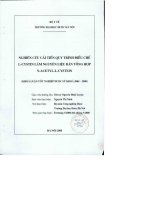 Nghiên cứu cải tiến quy trình điều chế l  cystin làm nguyên liệu bán tổng hợp n  acetyl l   cystein