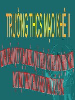 Tăng cường dạy học theo chuẩn kiến thức kỹ năng đối với bộ môn Toán nhằm nâng cao chất lượng dạy – học trong nhà trường