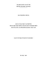 Quản lý dạy học tại trường trung học phổ thông thanh chăn tỉnh điện biên đáp ứng yêu cầu đổi mới giáo dục việt nam 