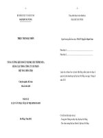 Tăng cường kiểm soát nội bộ chu trình mua hàng tại tổng công ty cổ phần dệt may hòa thọ