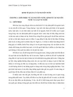 Kinh tế quản lý tài nguyên nước