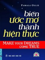 biến ước mơ thành hiện thực