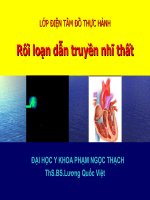 ECG rối loạn dẫn truyền nhĩ thất 