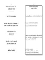 Tổ chức kế toán trách nhiệm tại công ty cổ phần du lịch đà nẵng