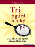 Trị người ích kỷ