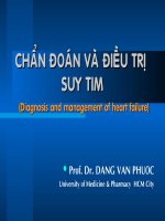 Bài giảng suy tim xung huyết 