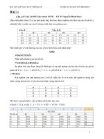 Bài tập lớn xác suất thống kê