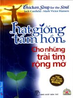 Hạt giống tâm hồn   cho những trái tim rộng mở