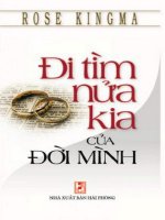 Đi tìm nửa kia của đời mình  (nhấn nút toàn màn hình để xem đầy đủ )