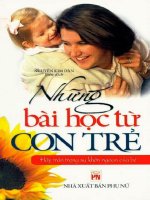 Những bài học từ con trẻ