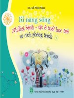 tập sách kĩ năng sống những bệnh   tật ở tuổi học trò và cách phòng tránh