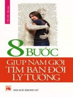 8 bước giúp nam giới tìm bạn đời lý tưởng (nhấn nút toàn màn hình để xem đầy đủ )