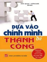 Dựa vào chính mình để thành công (nhấn nút toàn màn hình để xem đầy đủ )