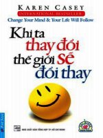 Khi ta thay đổi thế giới sẽ đổi thay (nhấn nút toàn màn hình để xem đầy đủ )