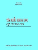 Tìm hiểu khoa học qua các trò chơi