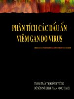 phân tích dấu ấn viêm GAN DO VIRUS 