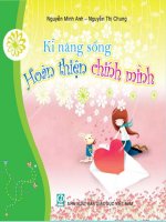 tập sách kĩ năng sống hoàn thiện chính mình