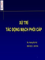 Xử trí tắc động mạch phổi cấp