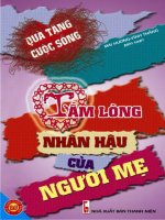 Tấm lòng nhân hậu của người mẹ