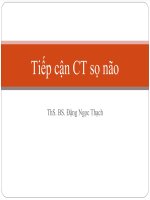 tiếp cận CT sọ não   thạch 