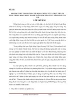 phương thức thanh toán tín dụng chứng từ và thực tiễn áp dụng trong hoạt động thanh toán hàng hóa xuất nhập khẩu tại VCB