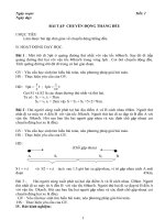 Giáo án tự chọn vật ly 8  cả năm  chuẩn