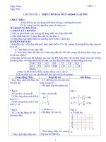 Giáo án tự chọn vật lý 9 cả năm  chuẩn