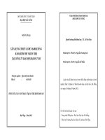 Xây dựng chiến lược marketing bảo hiểm phi nhân thọ tại công ty bảo minh kon tum