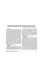 ĐẶC điểm DỊCH tễ học BỆNH UNG THƯ tại THỪA THIÊN HUẾ GIAI đoạn 2005 2009