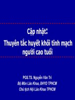 Thuyên tắc huyết khối tĩnh mạch ở người cao tuổi