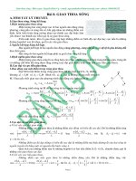 Ôn thi THPT quốc gia năm học 2015 2016   bài 8 giao thoa sóng