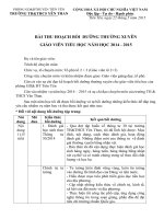 Bài thu hoạch bồi dưỡng thường xuyên